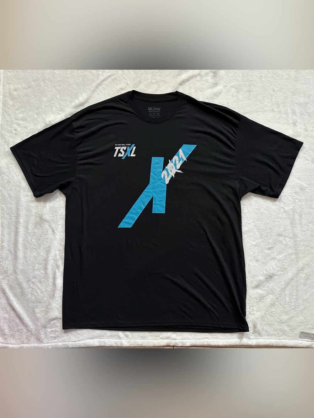 TSXL 2021 Tri State Xball League Paintball T-Shirt Gildan Performance Size 2XL